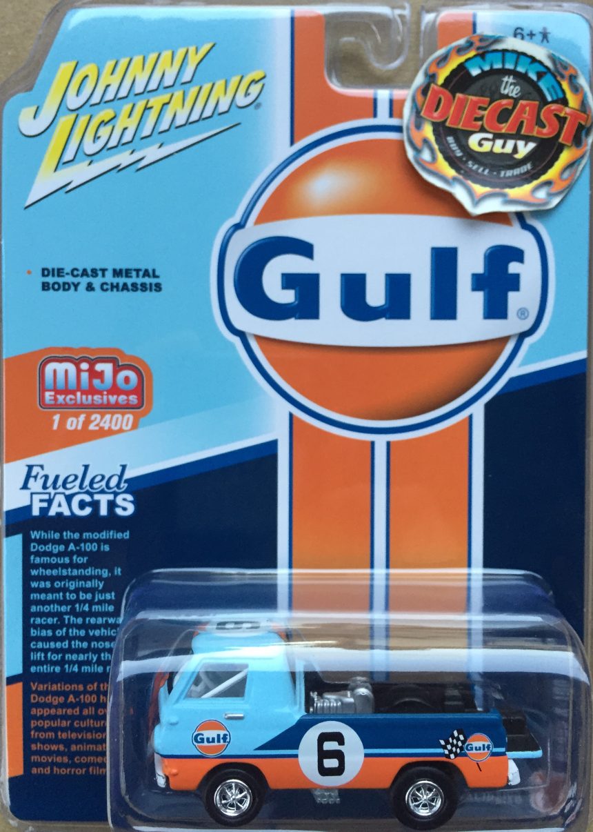 Johnny Lightning Dodge A100 - GULF - Mike the die cast guy