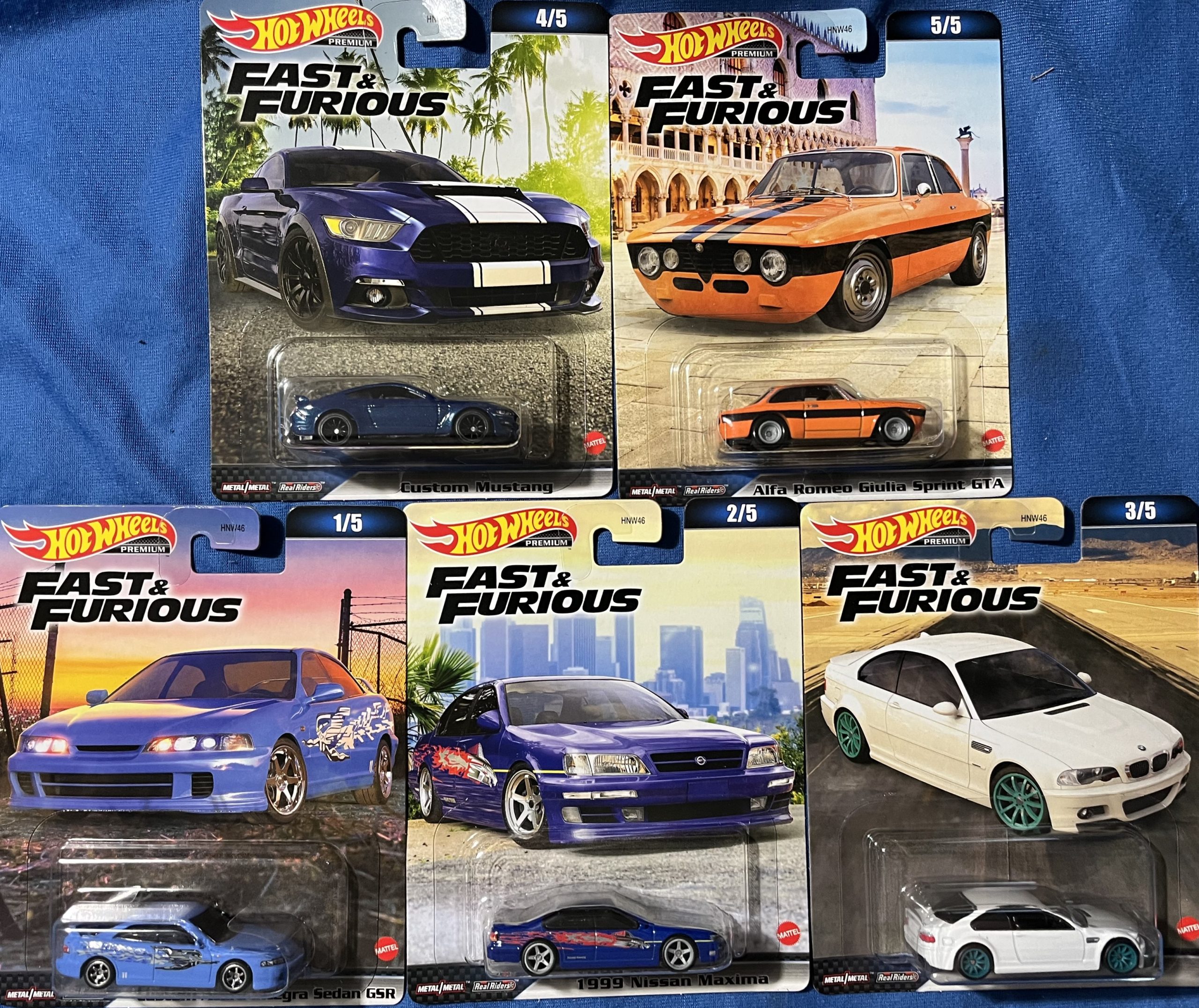 Hot Wheels Premium Fast and Furious HNW46-956C Case Hot Wheels F9 The ...
