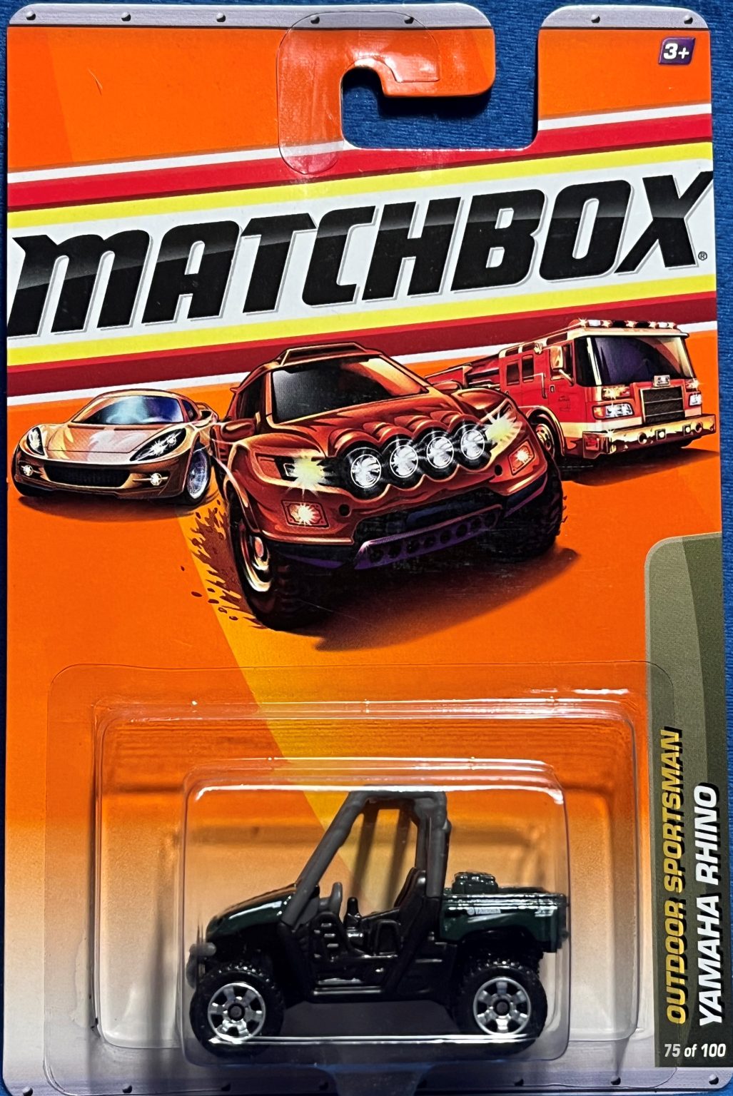 Matchbox™ Outdoor Sportsman - Yamaha Rhino 75 of 100 - Green - Mike the