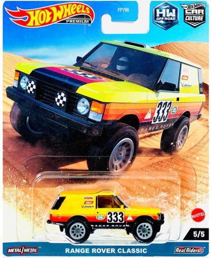 Hot Wheels CAR Culture RANGE ROVER LASSIC YELLOW